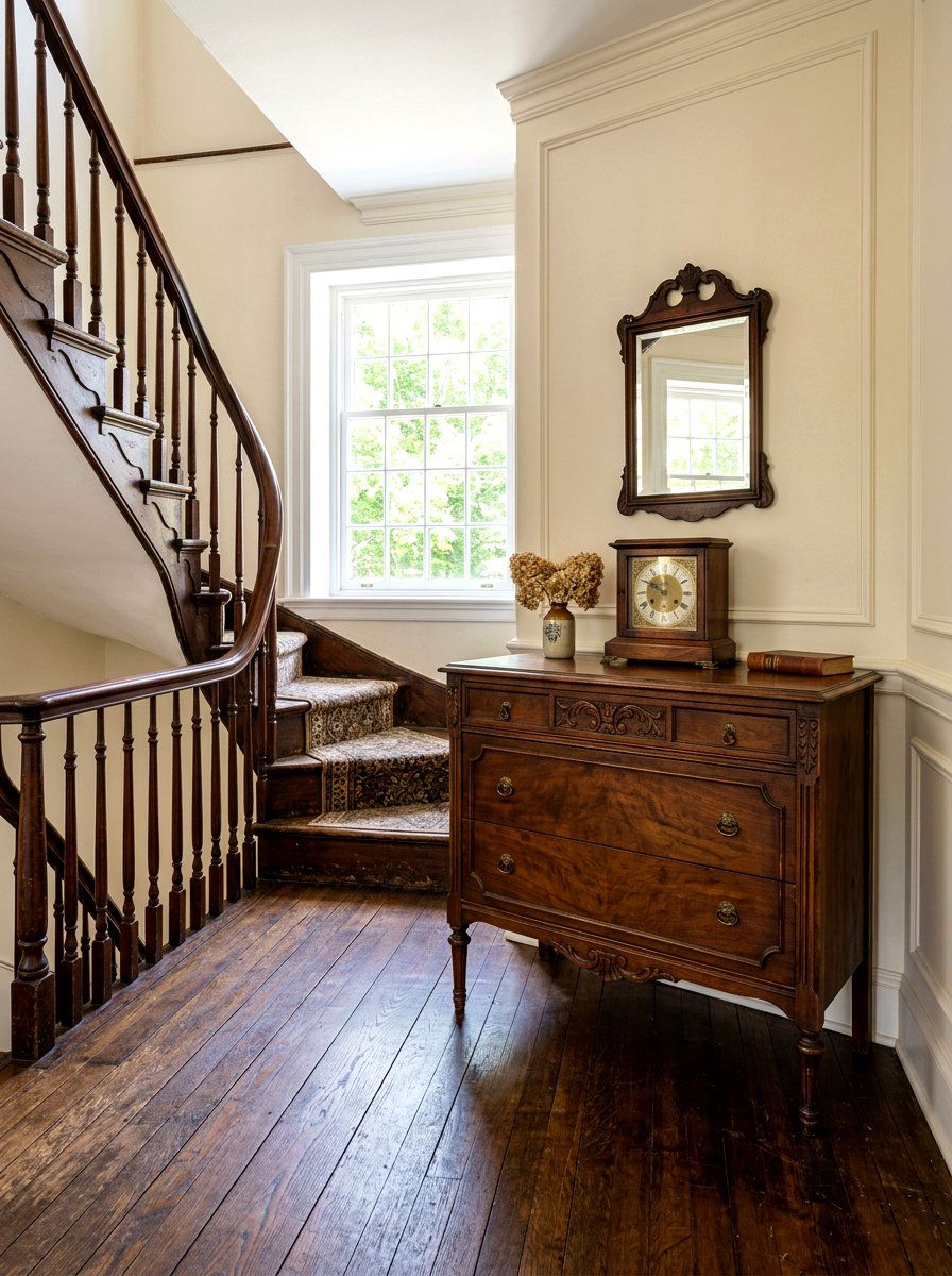 Vintage Furniture Stair Landing - 30 stair landing ideas