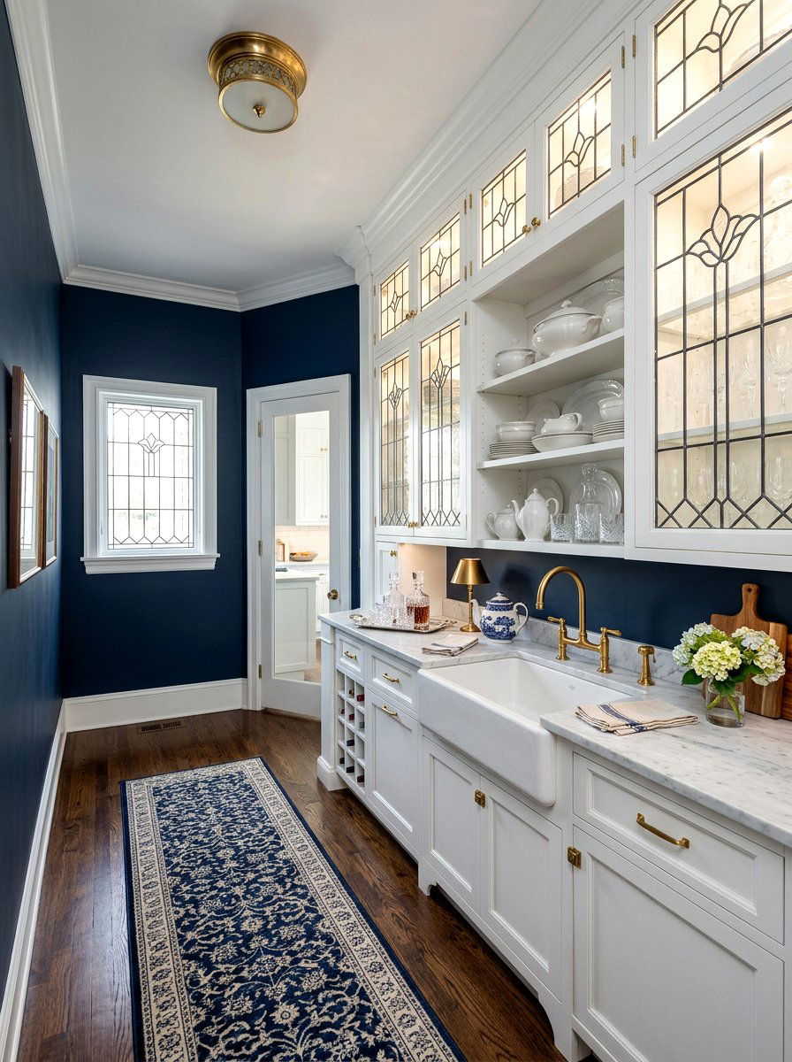 Vintage Glass Front Cabinets - 30 vintage kitchen shelf ideas