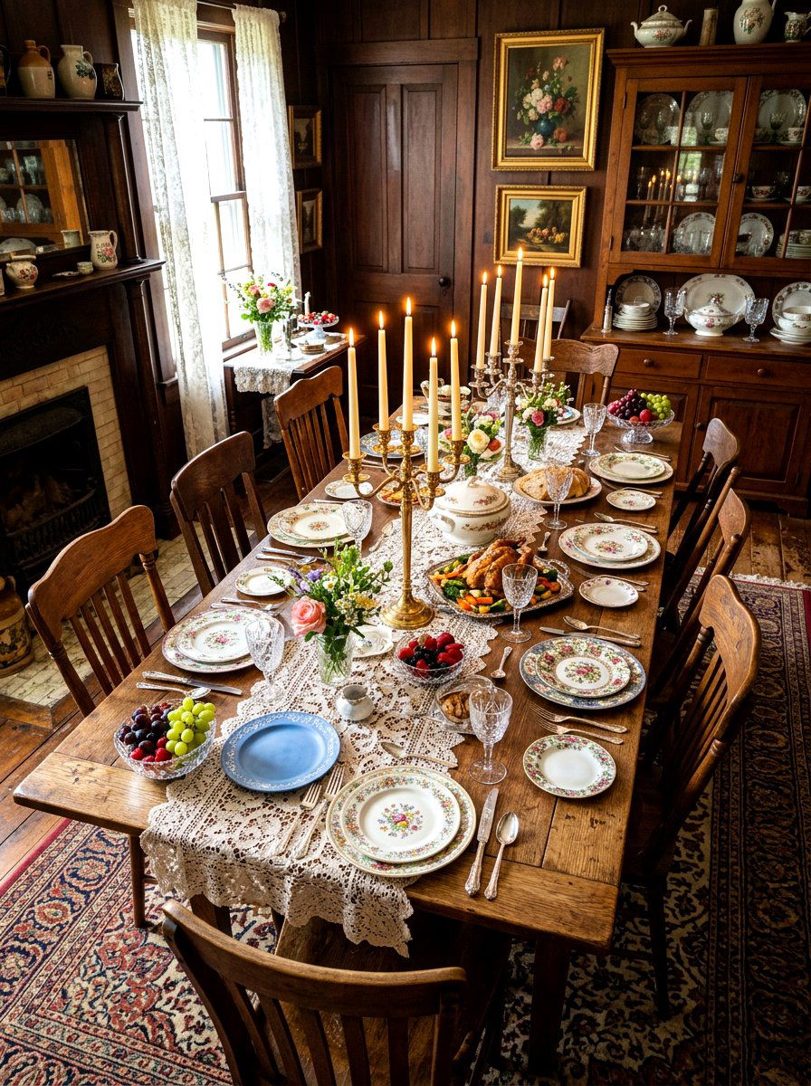 Vintage Heirloom - 30 formal table setting ideas