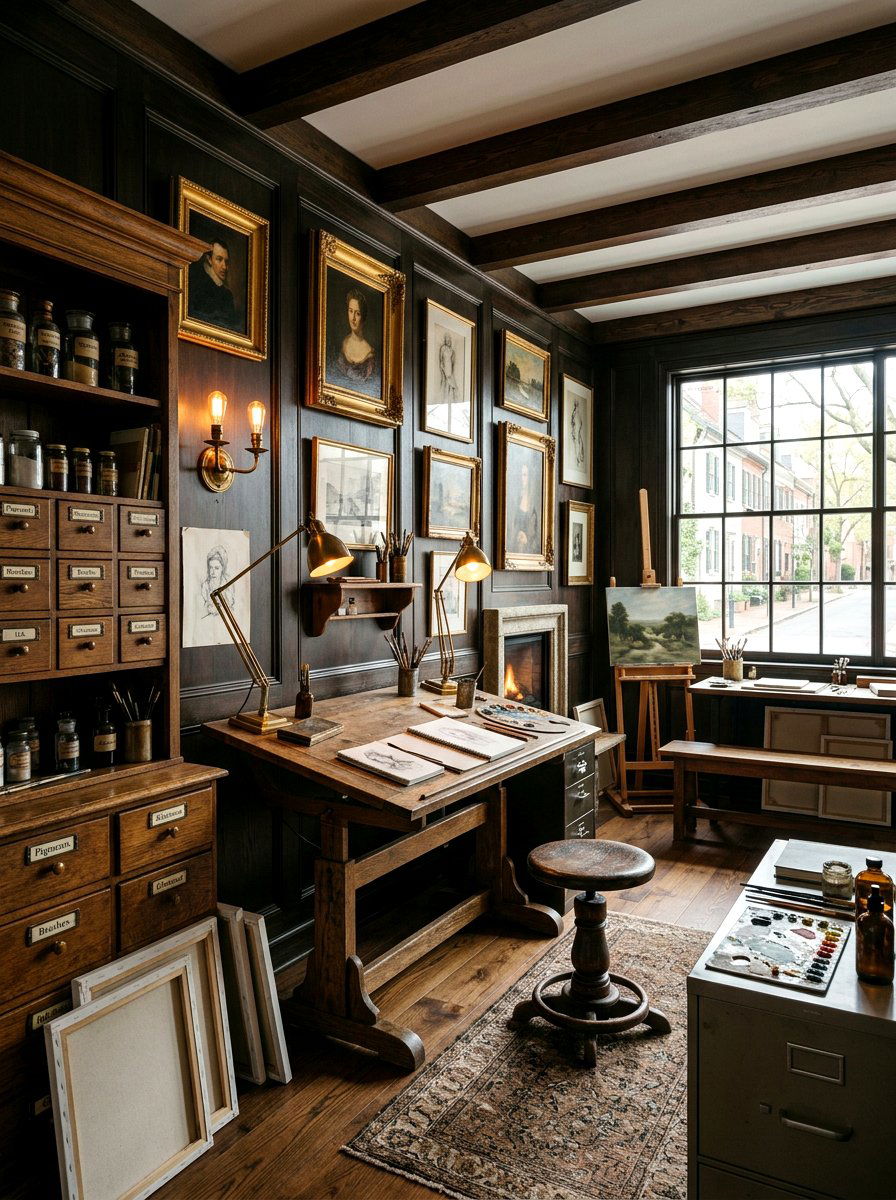 30 Art Studio Room Ideas for Creative Workflow and Comfort