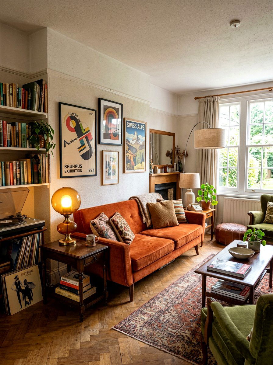 Vintage Inspired Sitting Room - 30 sitting room ideas