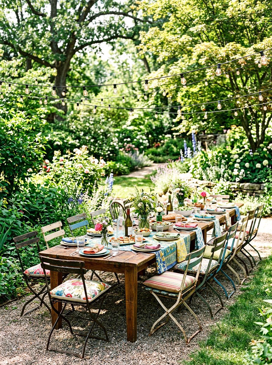 Vintage Iron Folding Chair - 30 vintage iron patio furniture ideas