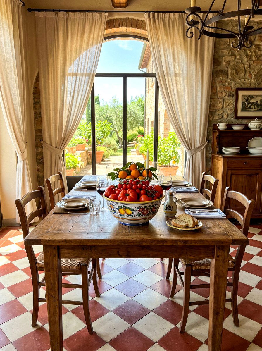 Vintage Italian ceramic bowl - 30 tomato girl kitchen ideas