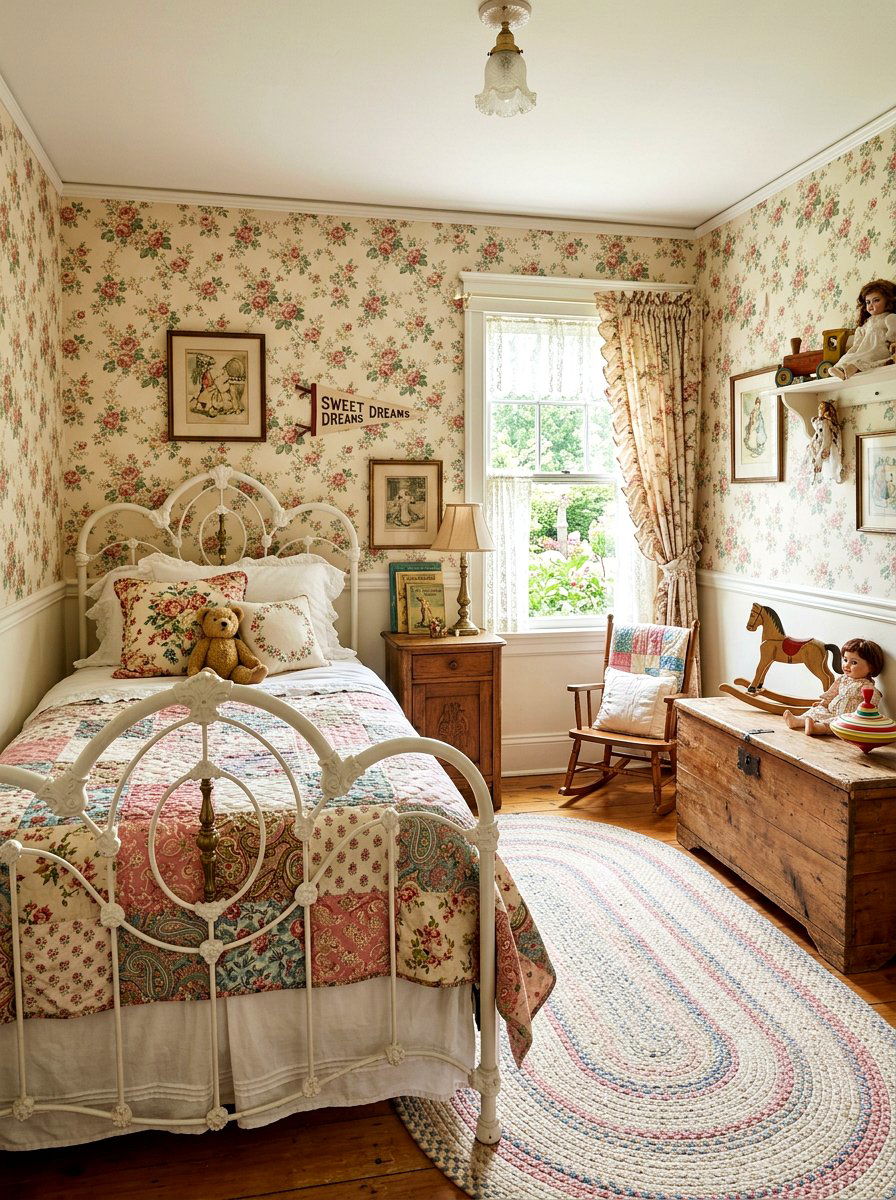 Vintage Kids Bedroom - 30 Pinterest kids room ideas