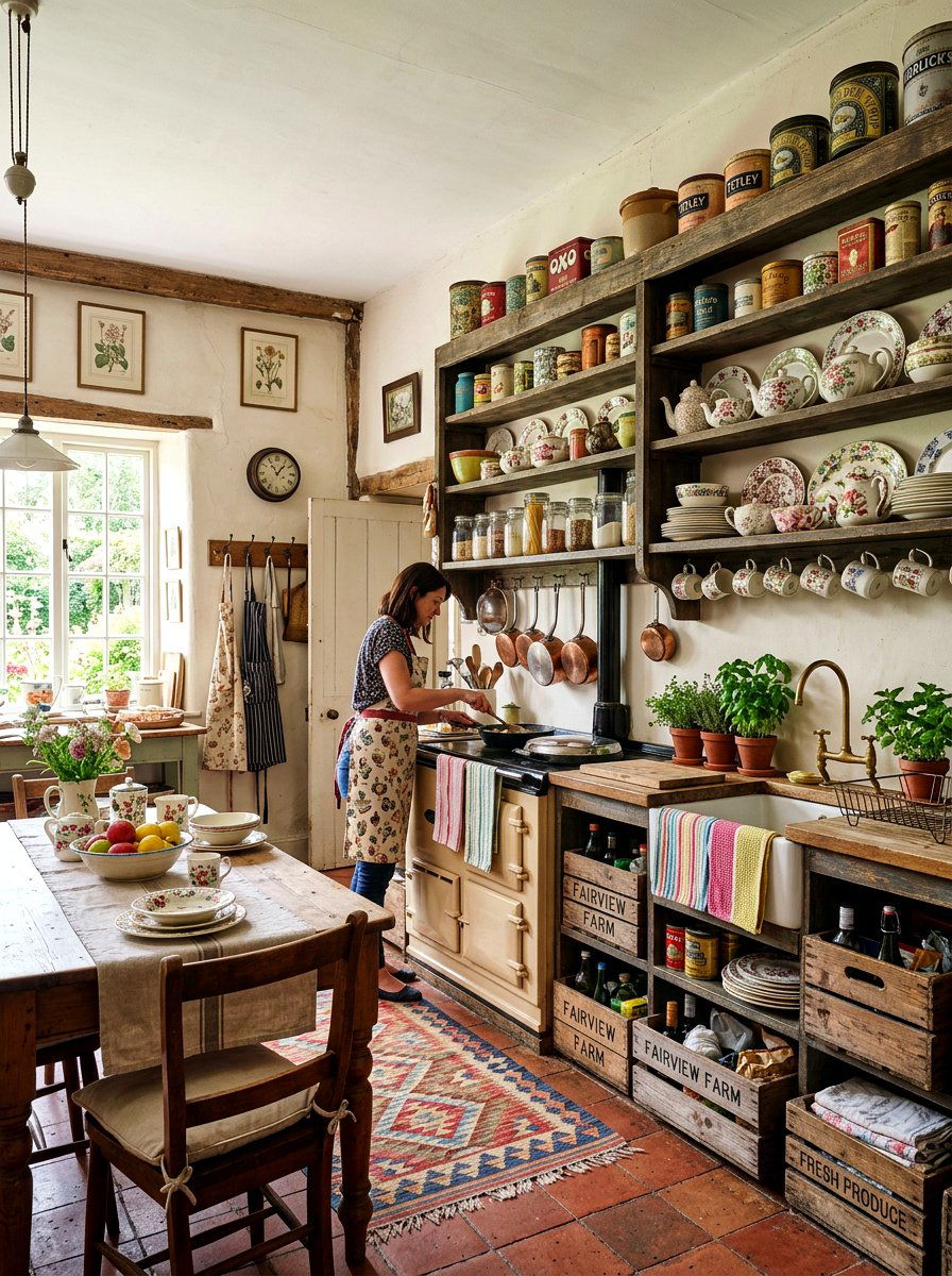 30 Kitchen Shelfie Ideas for Styling Shelves Like a Pro
