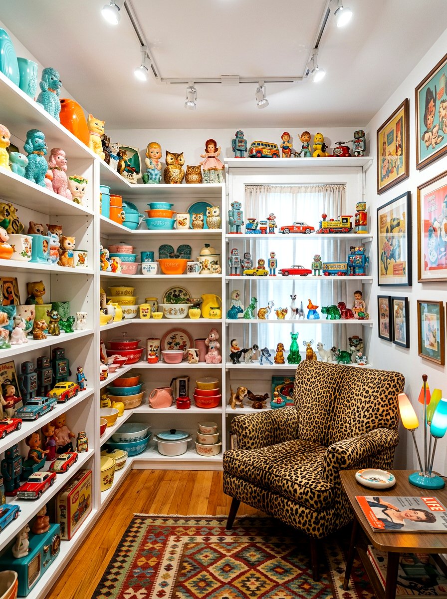 Vintage Kitsch Display Room - 30 playful maximalist decor ideas