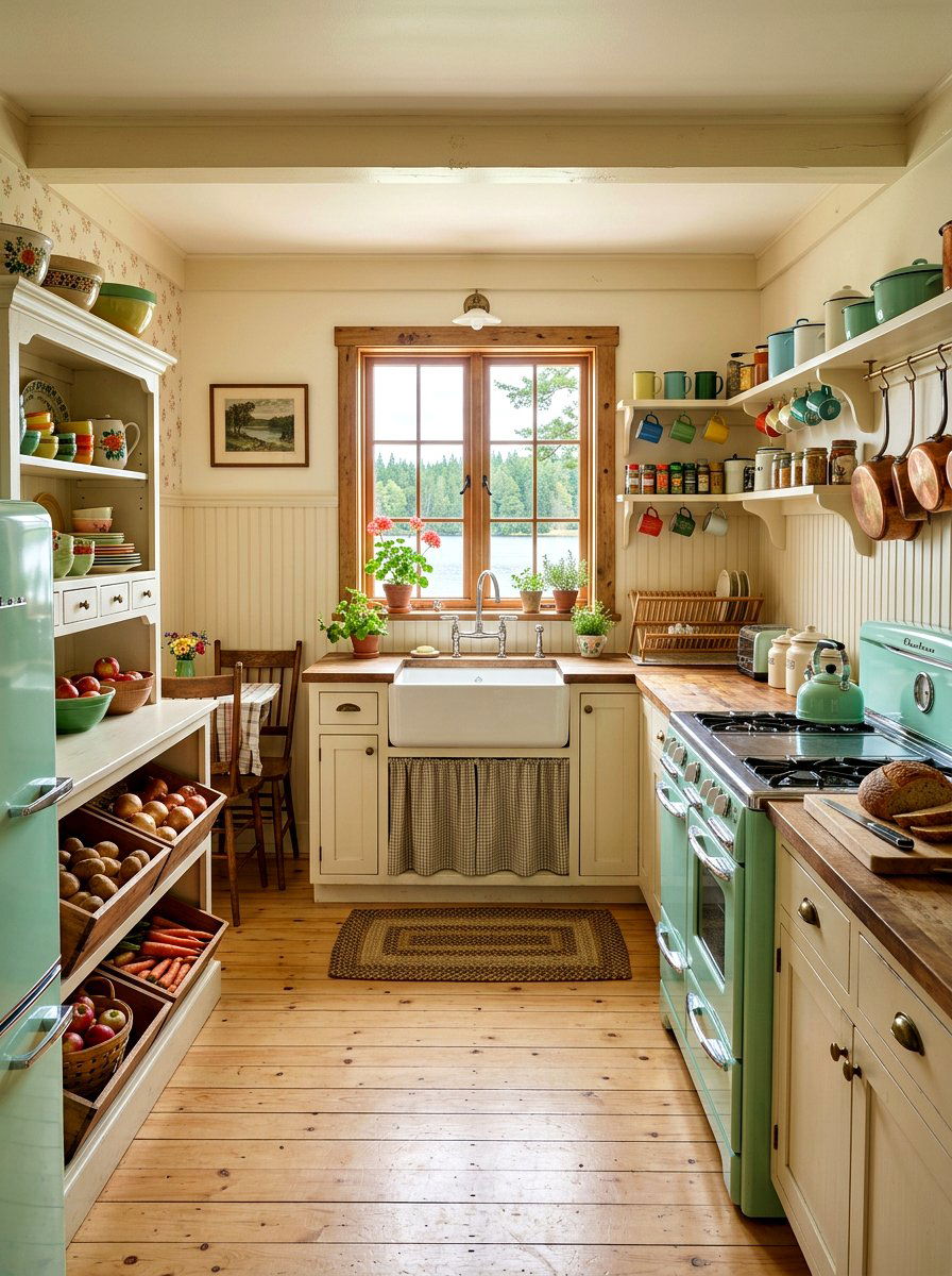 Vintage Lake House Kitchen - 30 lake house kitchen ideas