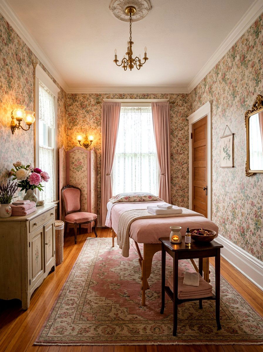 Vintage Massage Room - 30 massage room ideas