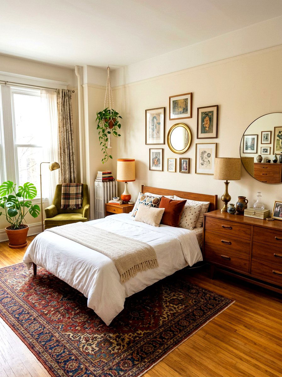 Vintage Midcentury Bedroom - 30 midcentury bedroom ideas
