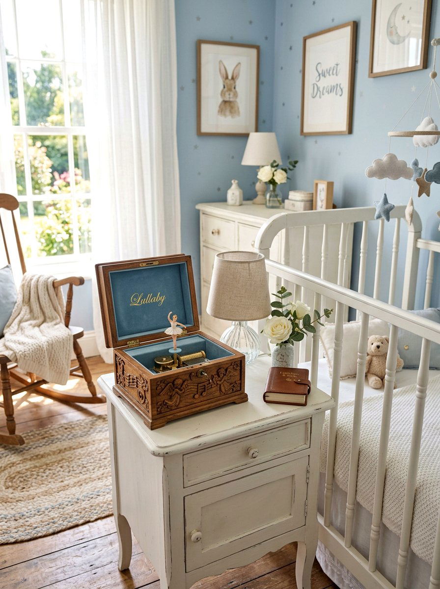 Vintage Musical Box - 30 heirloom toy nursery ideas