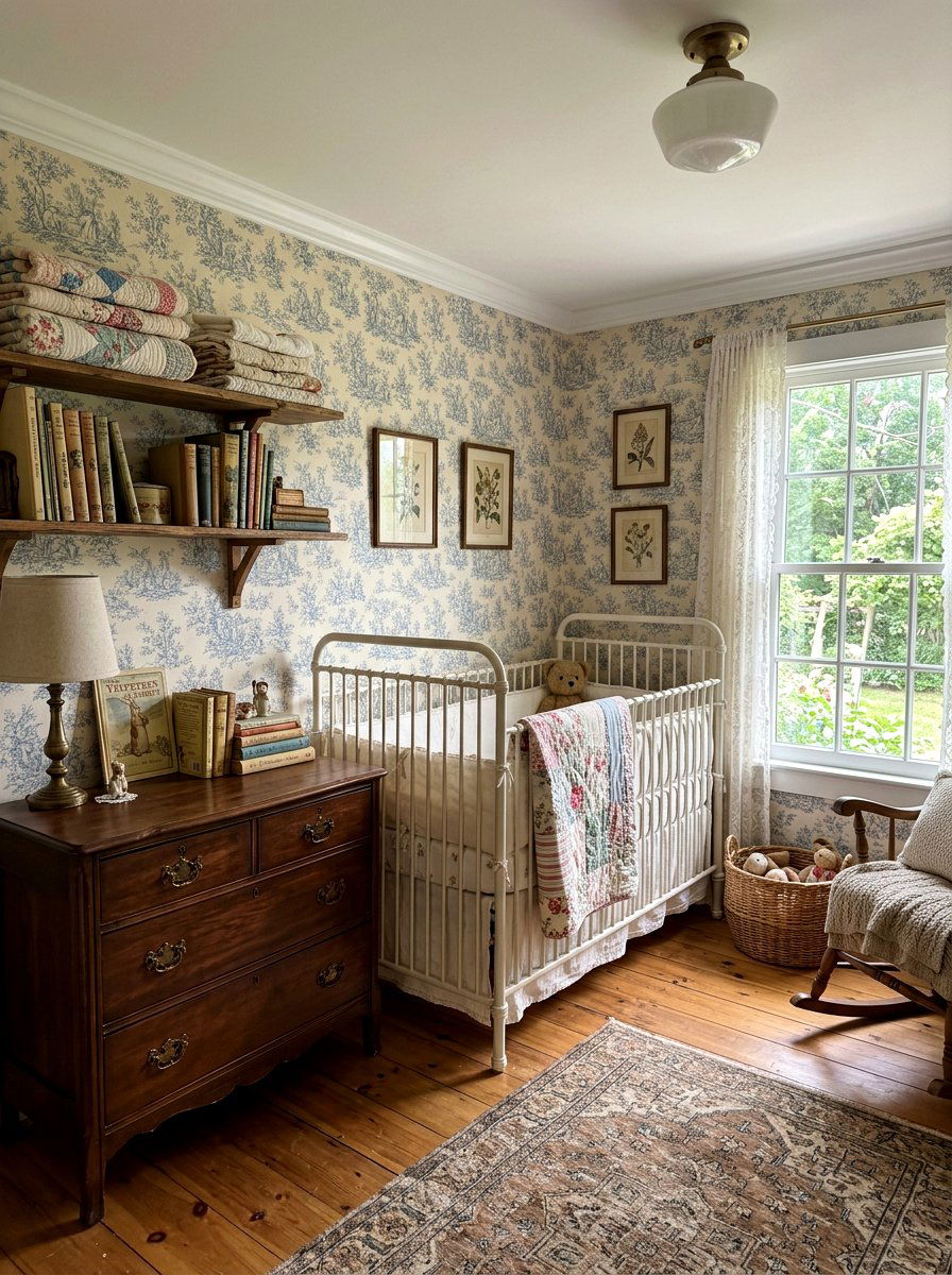 Vintage Nursery - 30 nursery ideas