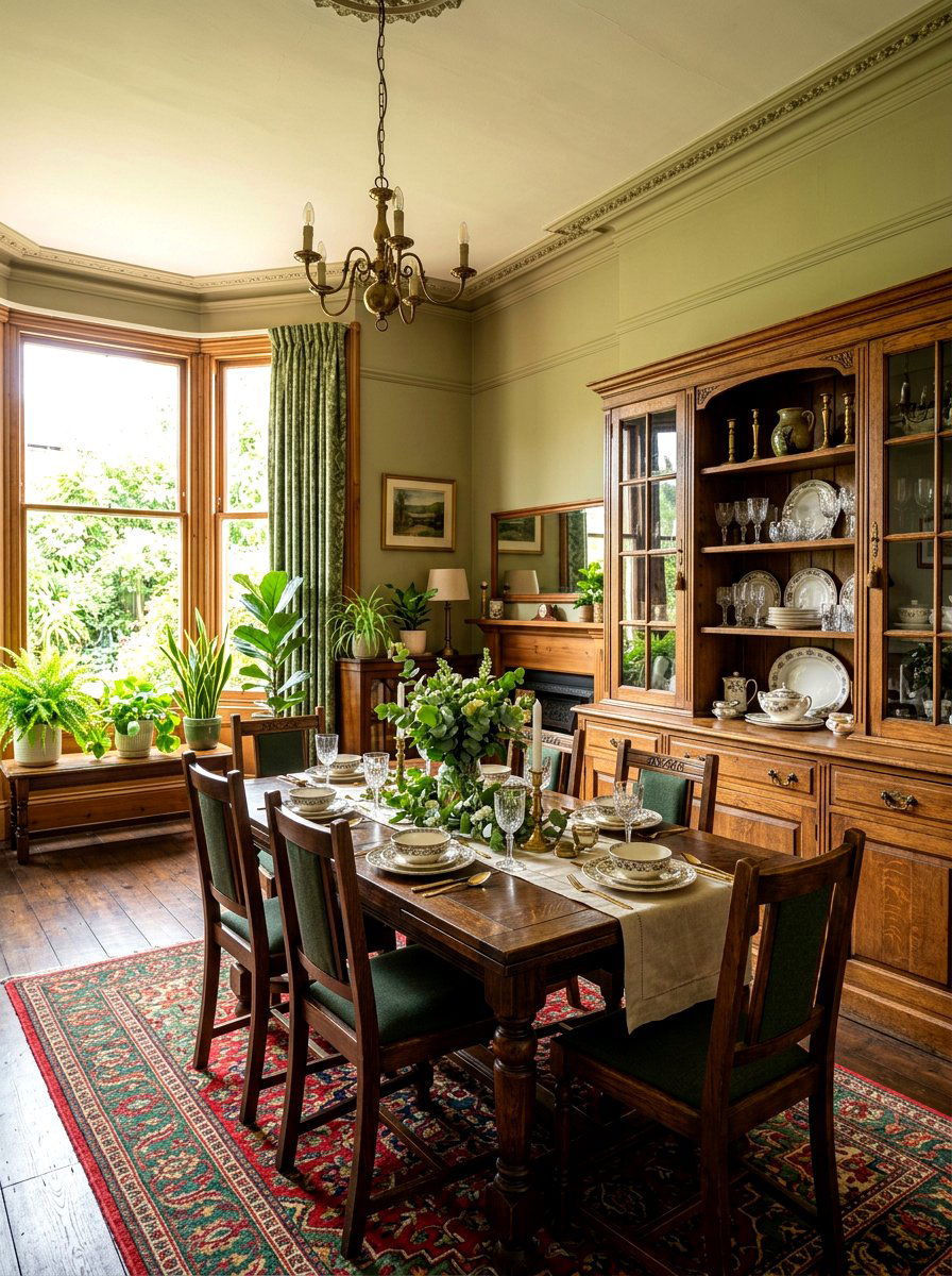 Vintage Oak Hutch - 30 china hutch styling ideas