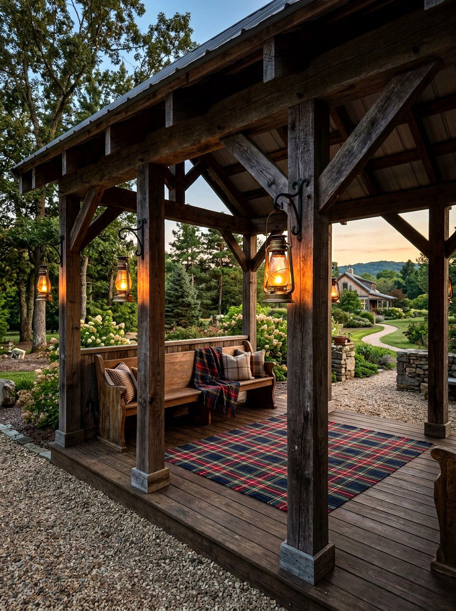 Vintage Oil Lanterns - 30 pavilion lighting ideas