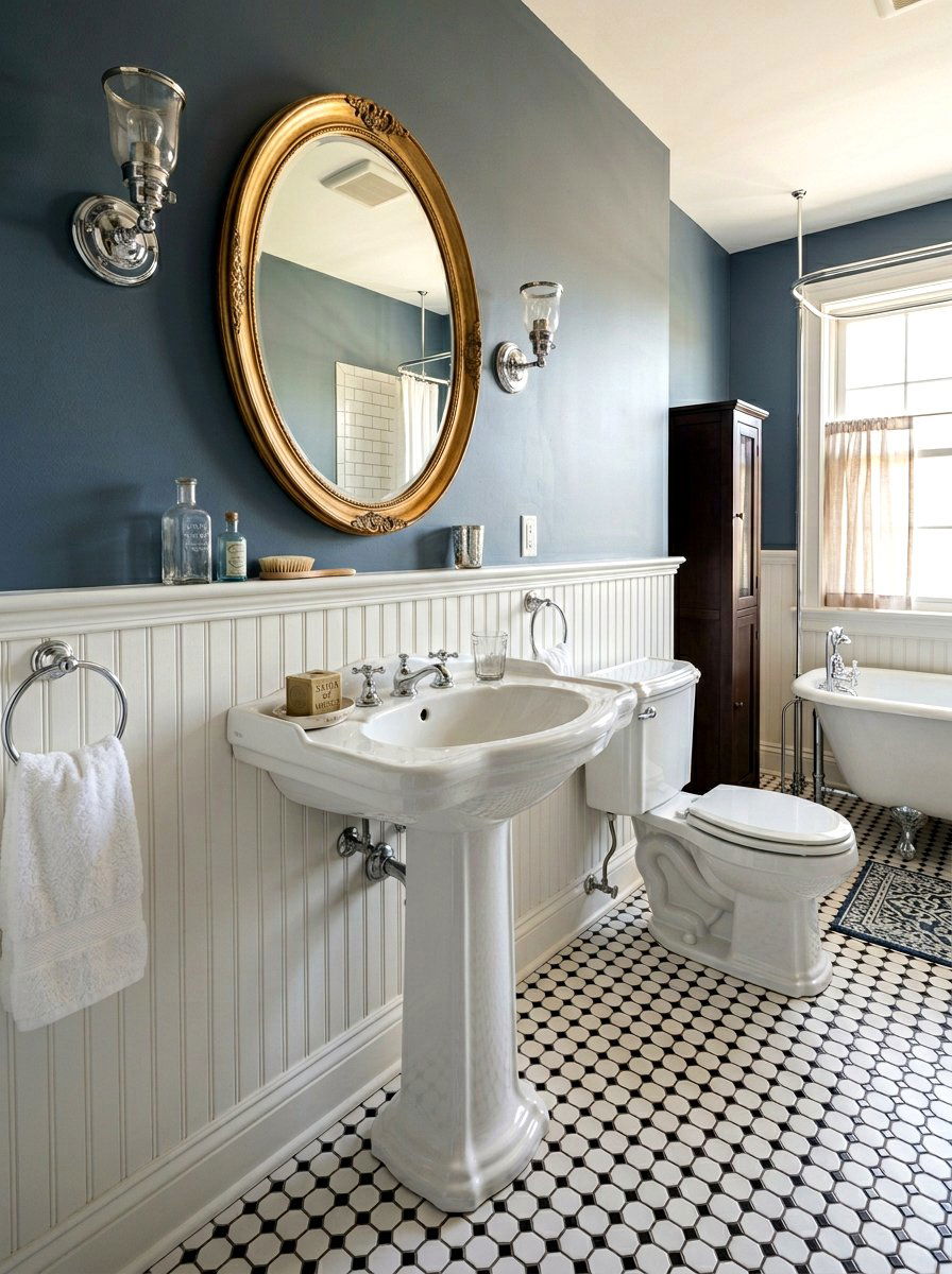 Vintage Pedestal Sink - 30 bathroom sink ideas