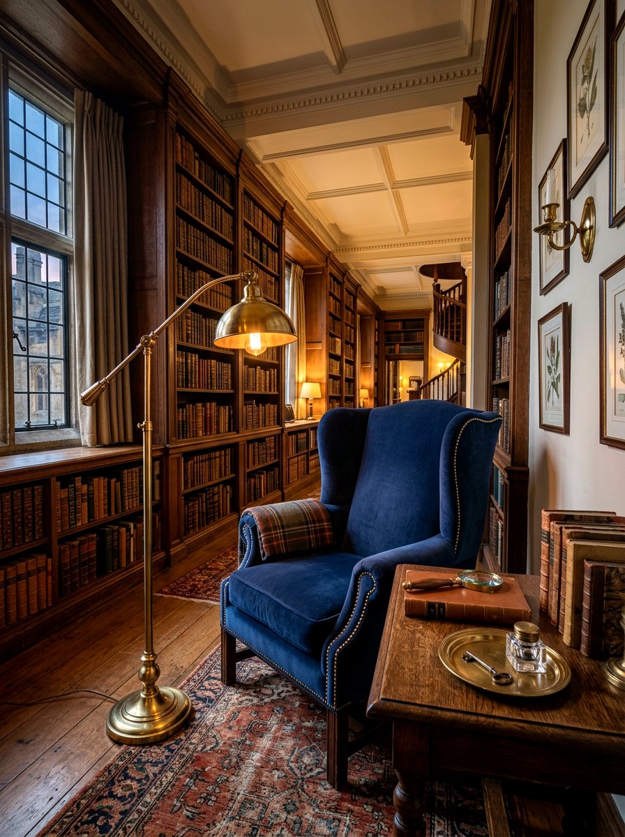 Vintage Pharmacy Floor Lamp - 30 reading lamp corner ideas