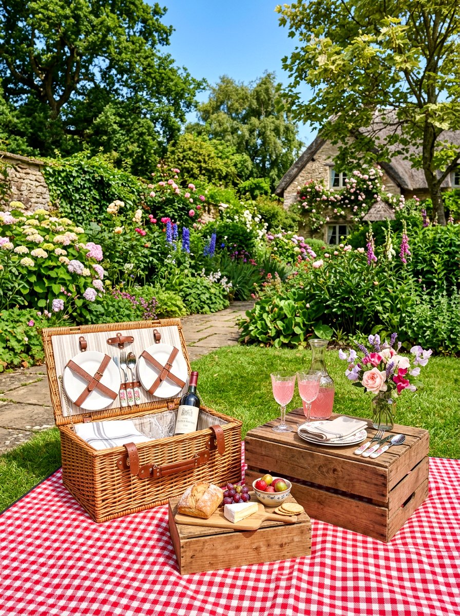 Vintage Picnic Theme - 30 backyard picnic decor ideas