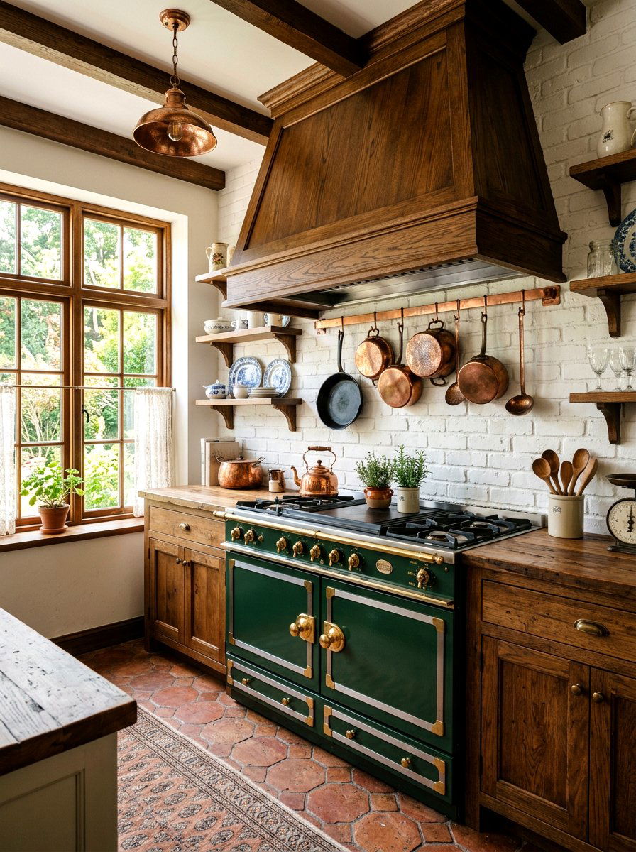 Vintage Range Kitchen - 30 rustic kitchen ideas