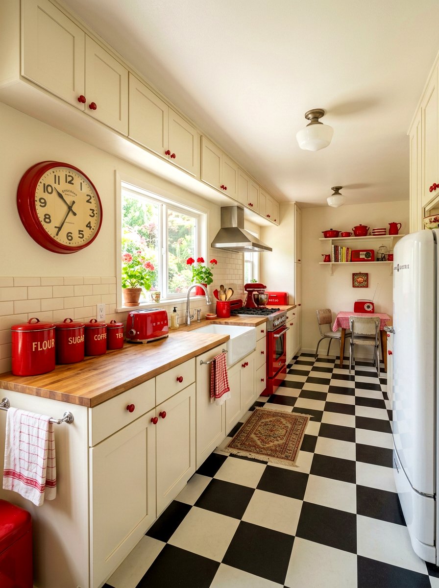 Vintage Red Kitchen Decor - 30 tomato red kitchen ideas