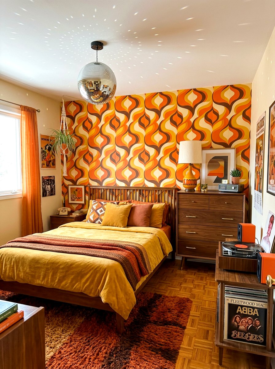 Vintage Retro Bedroom - 30 teen room Pinterest ideas