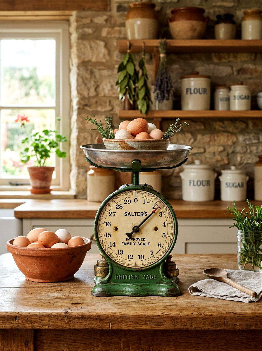 Vintage Scale Kitchen - 30 bakery style kitchen ideas