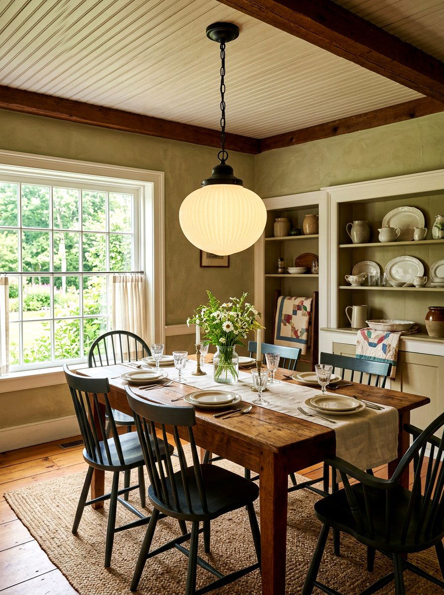 Vintage Schoolhouse Light - 30 dining room lighting ideas