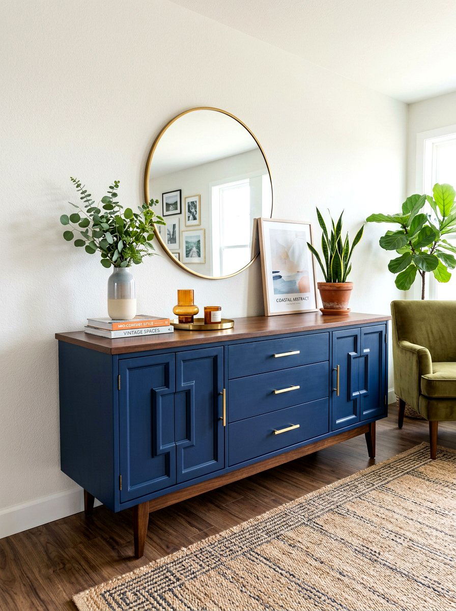 Vintage Sideboard Makeover - 30 sideboard styling dining ideas