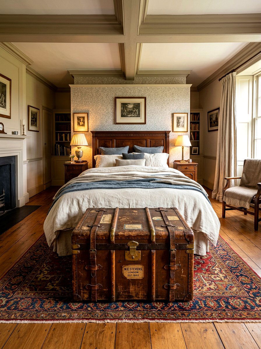 Vintage Storage Trunk - 30 reusable storage ideas