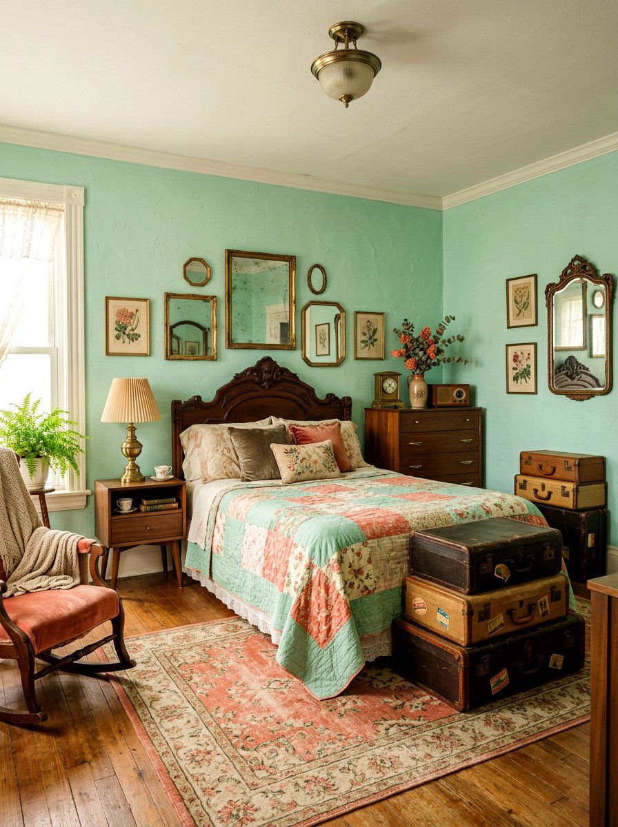 Vintage Style Bedroom - 30 dreamy girly bedroom ideas