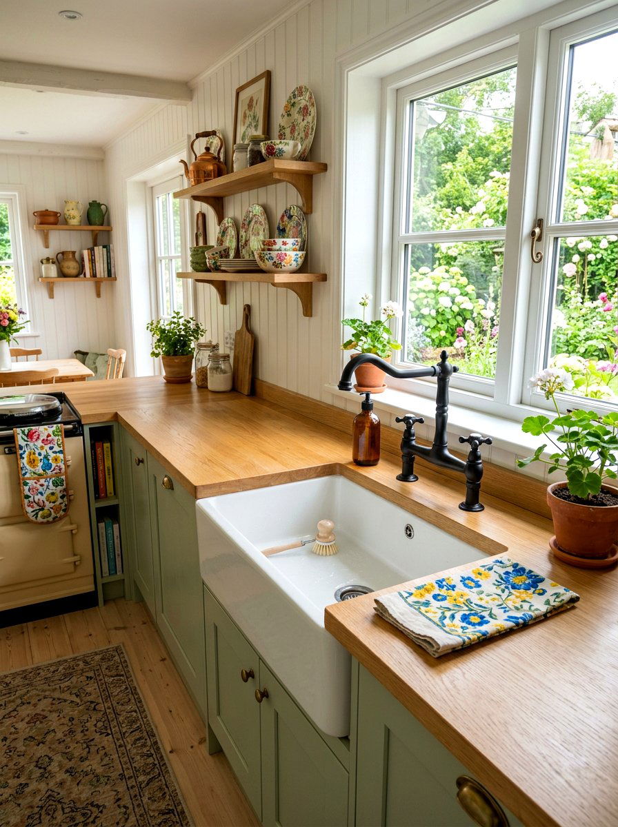 Vintage Style Black Faucet - 30 black faucet kitchen ideas