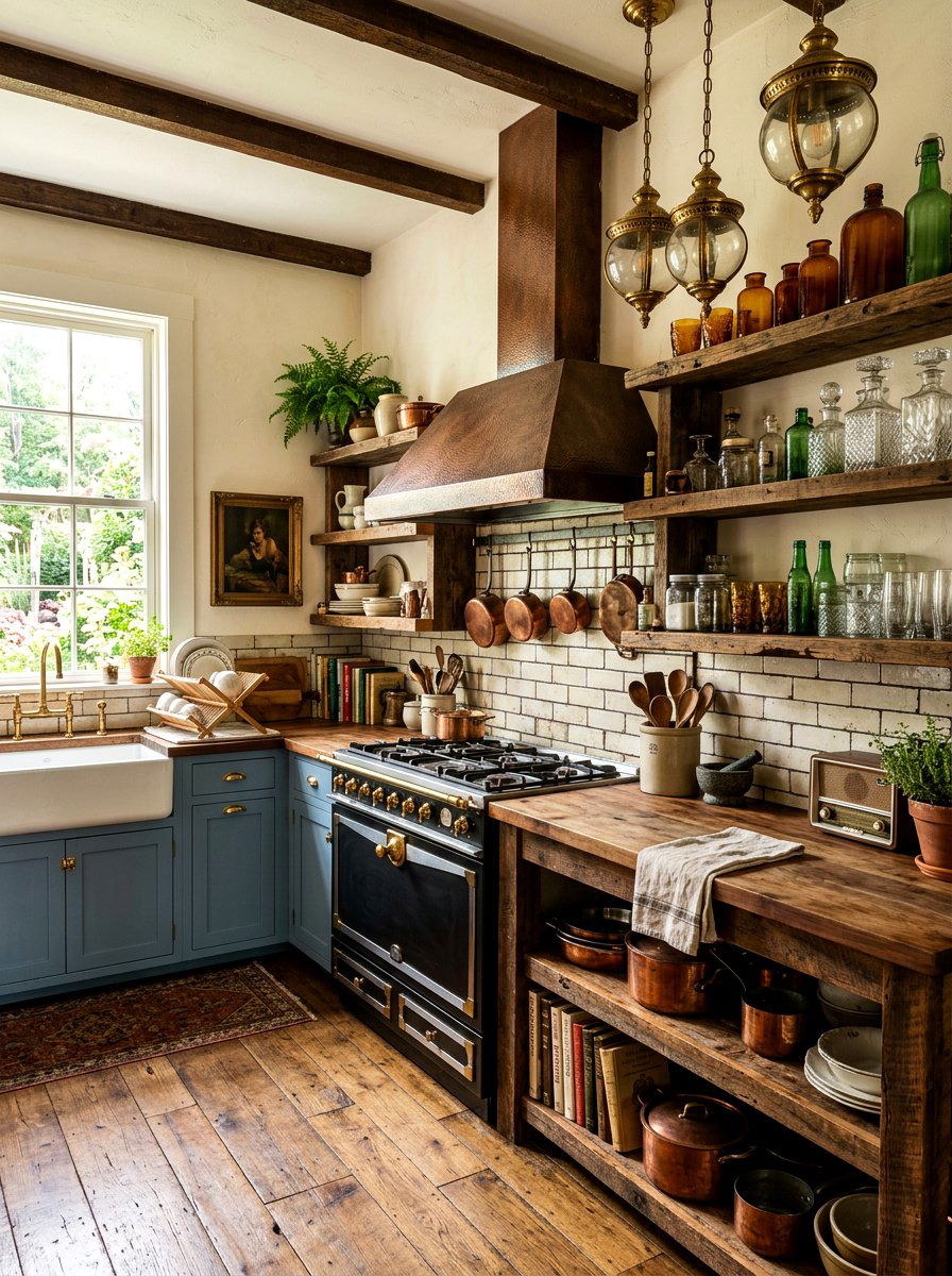 Vintage Style Kitchen - 30 timeless kitchen ideas