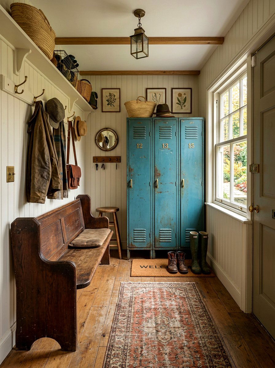 Vintage Style Mudroom - 30 mudroom ideas