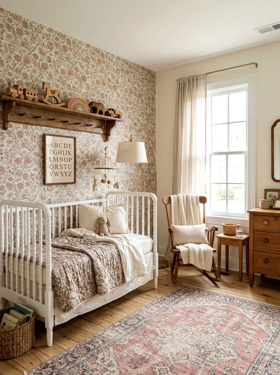 Vintage Style Nursery - 30 creative kids room ideas