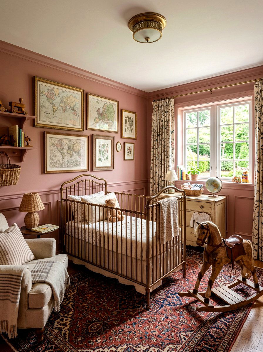 Vintage Style Nursery - 30 luxe baby room ideas
