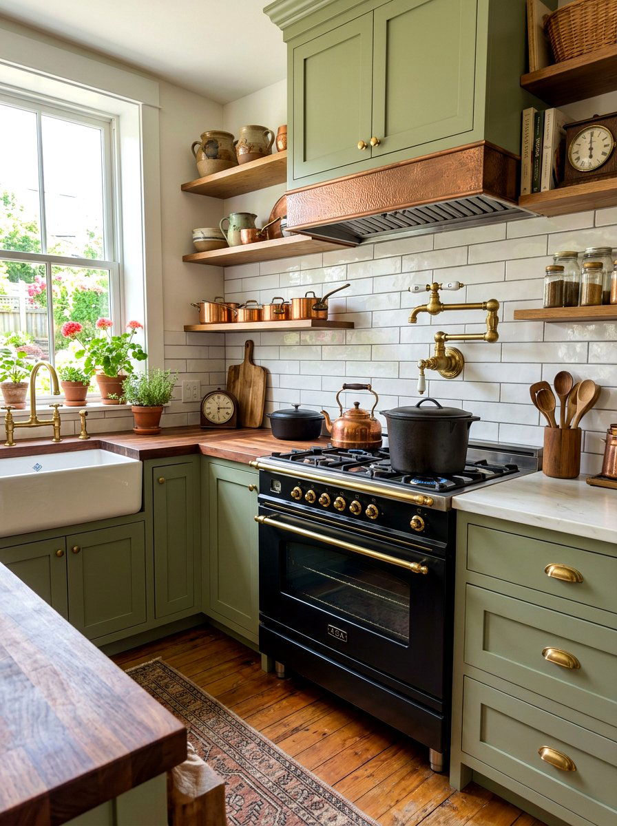 Vintage Style Pot Filler - 30 pot filler kitchen ideas