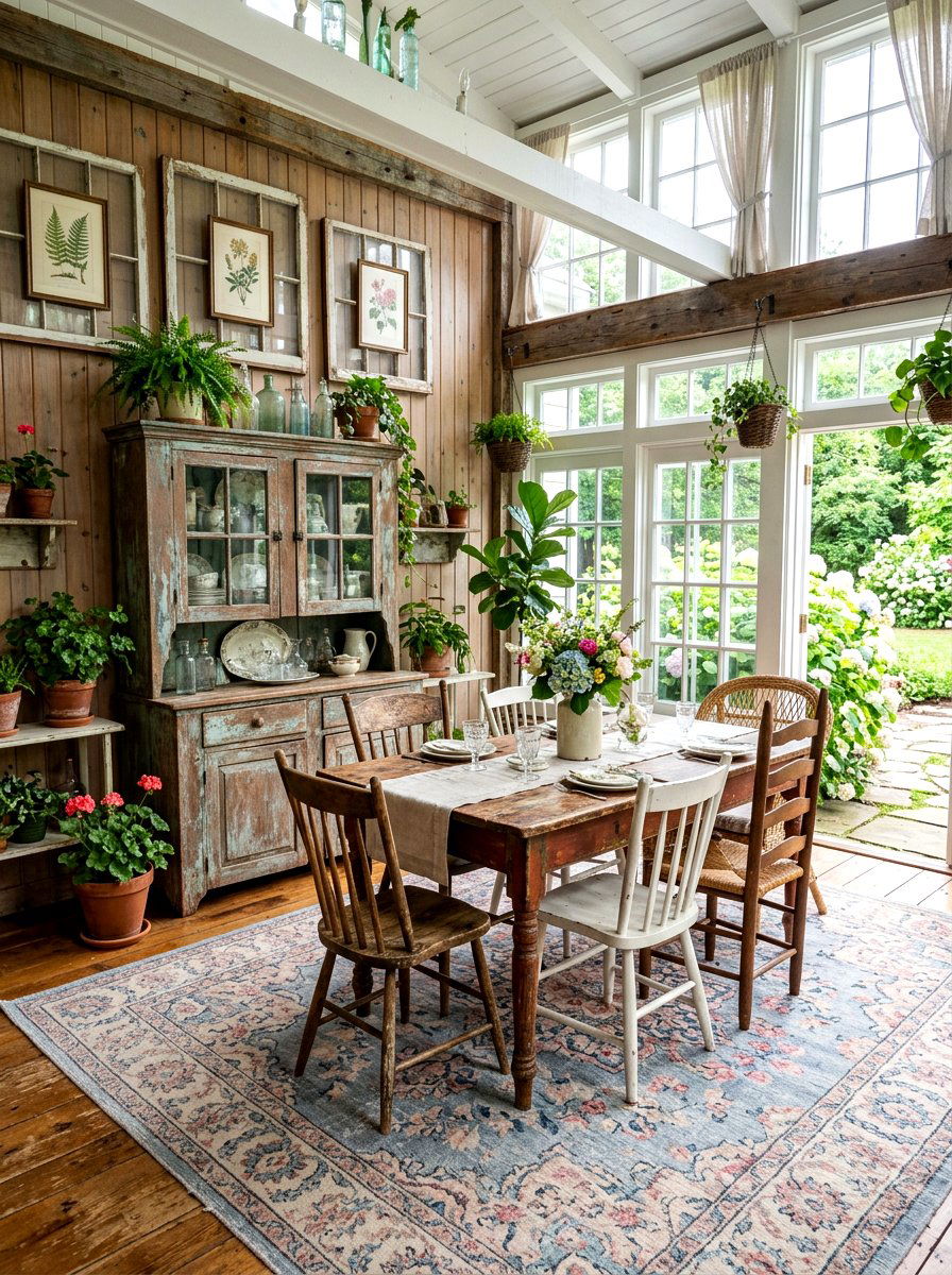 Vintage Sunroom Decor - 30 farmhouse sunroom ideas