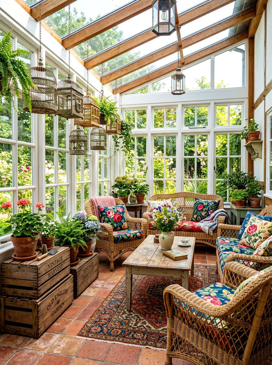 Vintage Sunroom Decor - 30 bright sunroom ideas