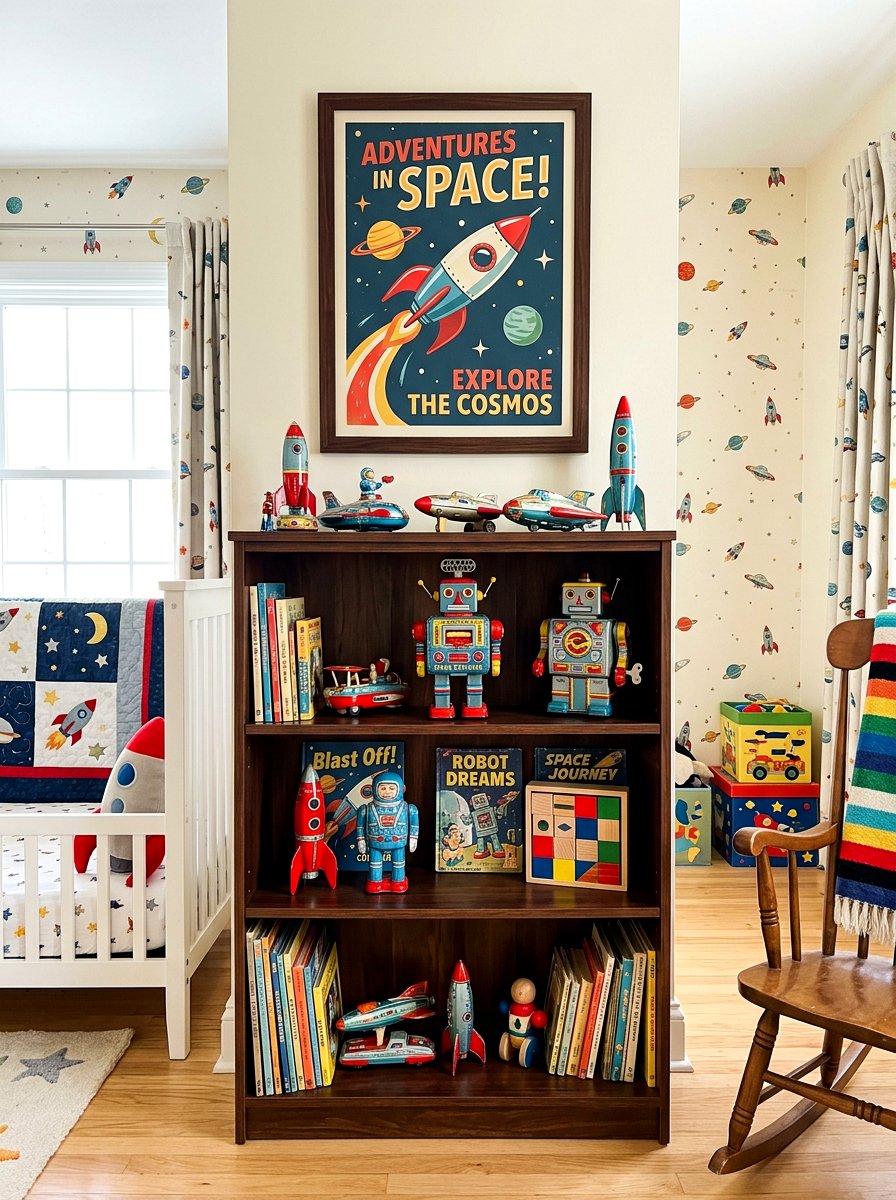 Vintage Tin Robot - 30 heirloom toy nursery ideas