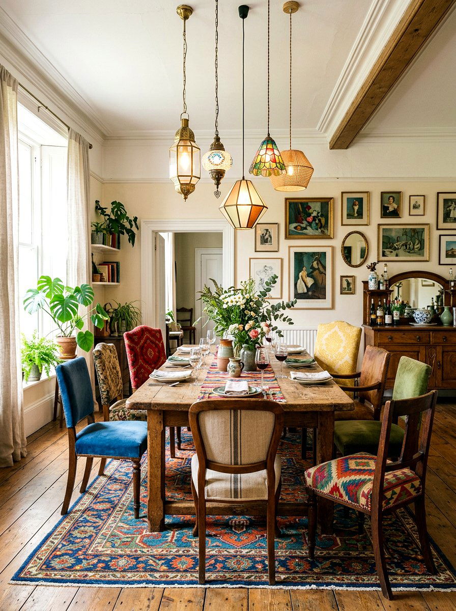 Vintage Upholstered Chairs - 30 upholstered dining chair ideas