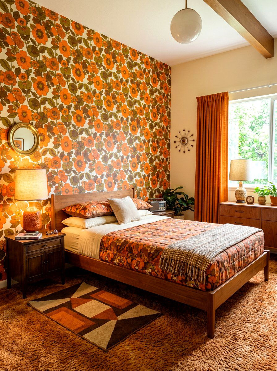 Vintage Wallpaper Nostalgia Core Bedroom - 30 nostalgia core bedroom ideas