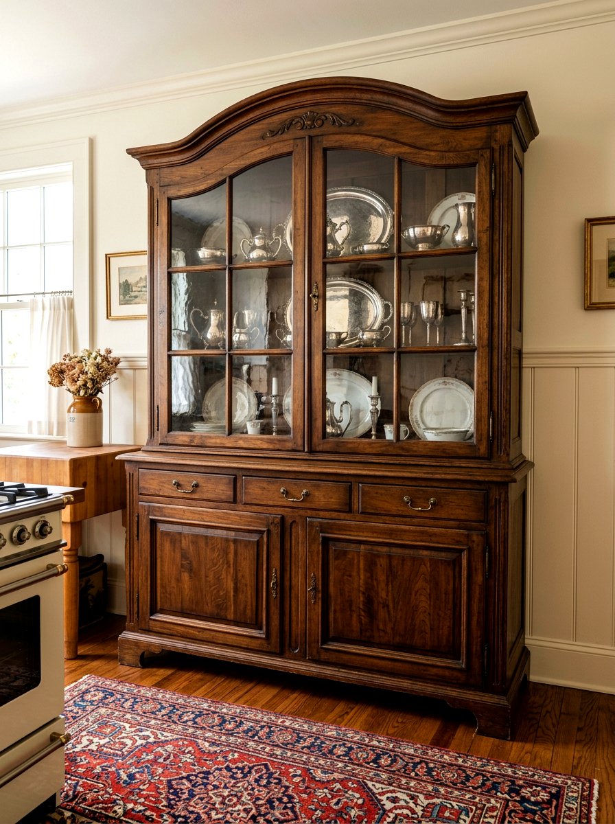 Vintage Wood Kitchen Hutch - 30 kitchen hutch ideas
