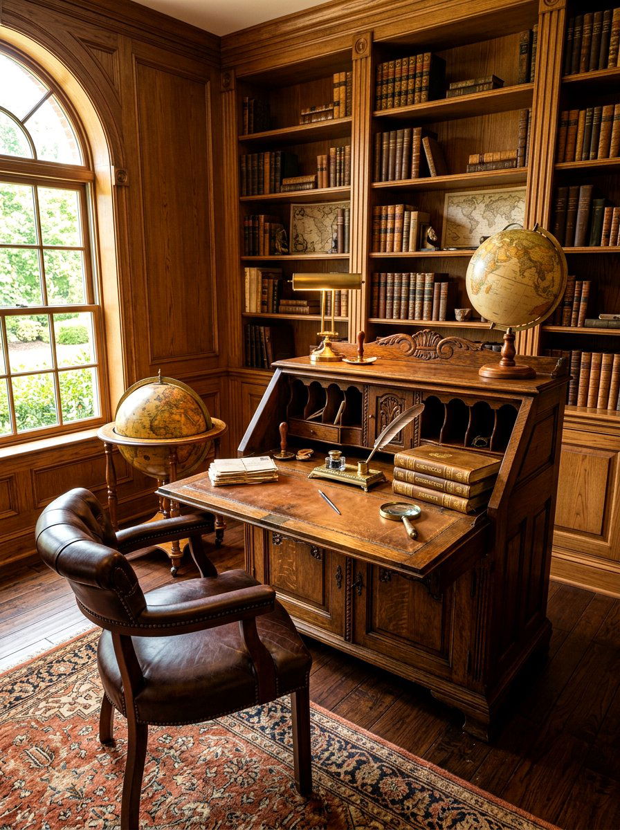 Vintage aesthetic desk - 30 journaling corner ideas