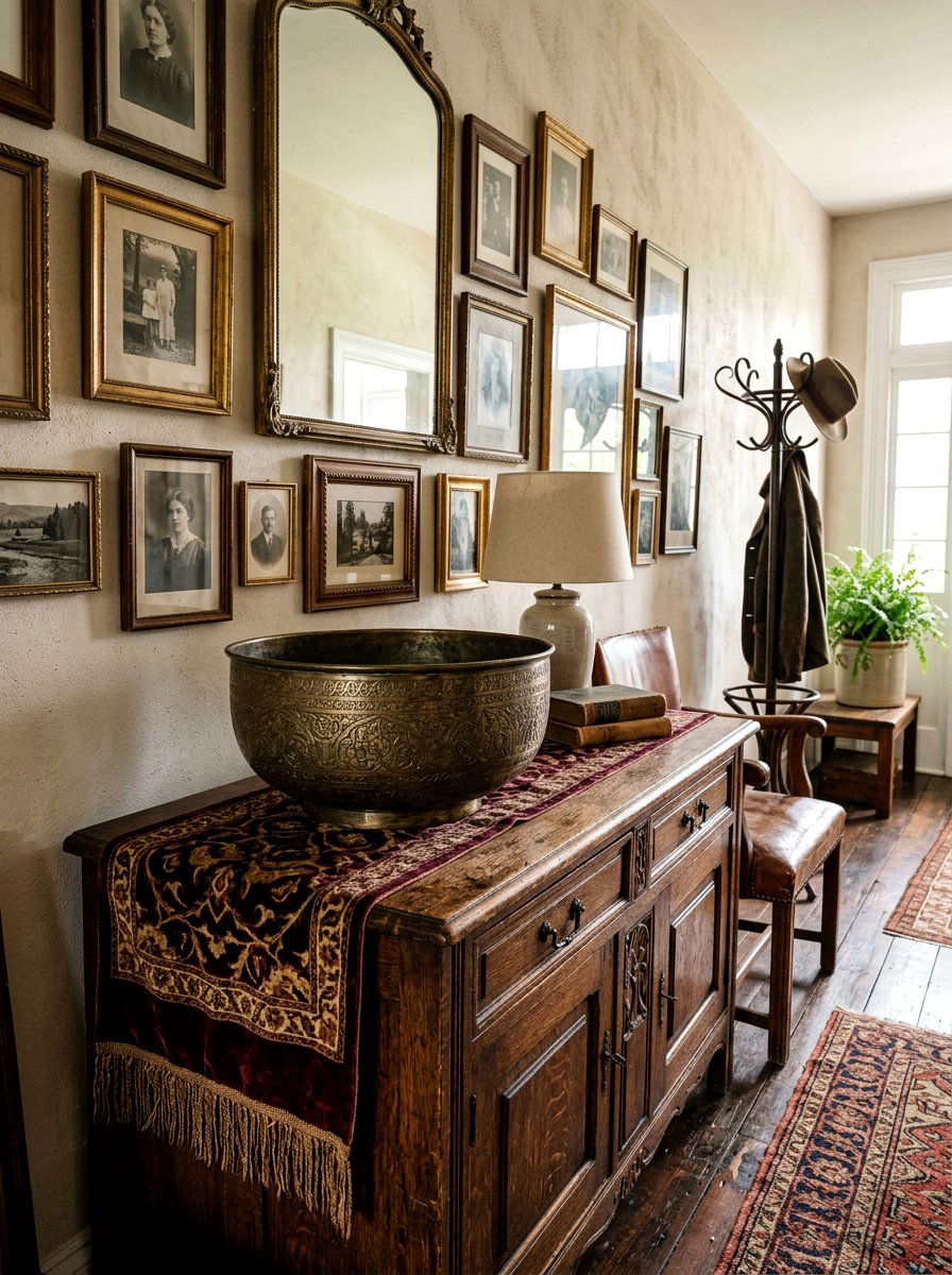 Vintage brass bowl - 30 entry bowl catchall ideas