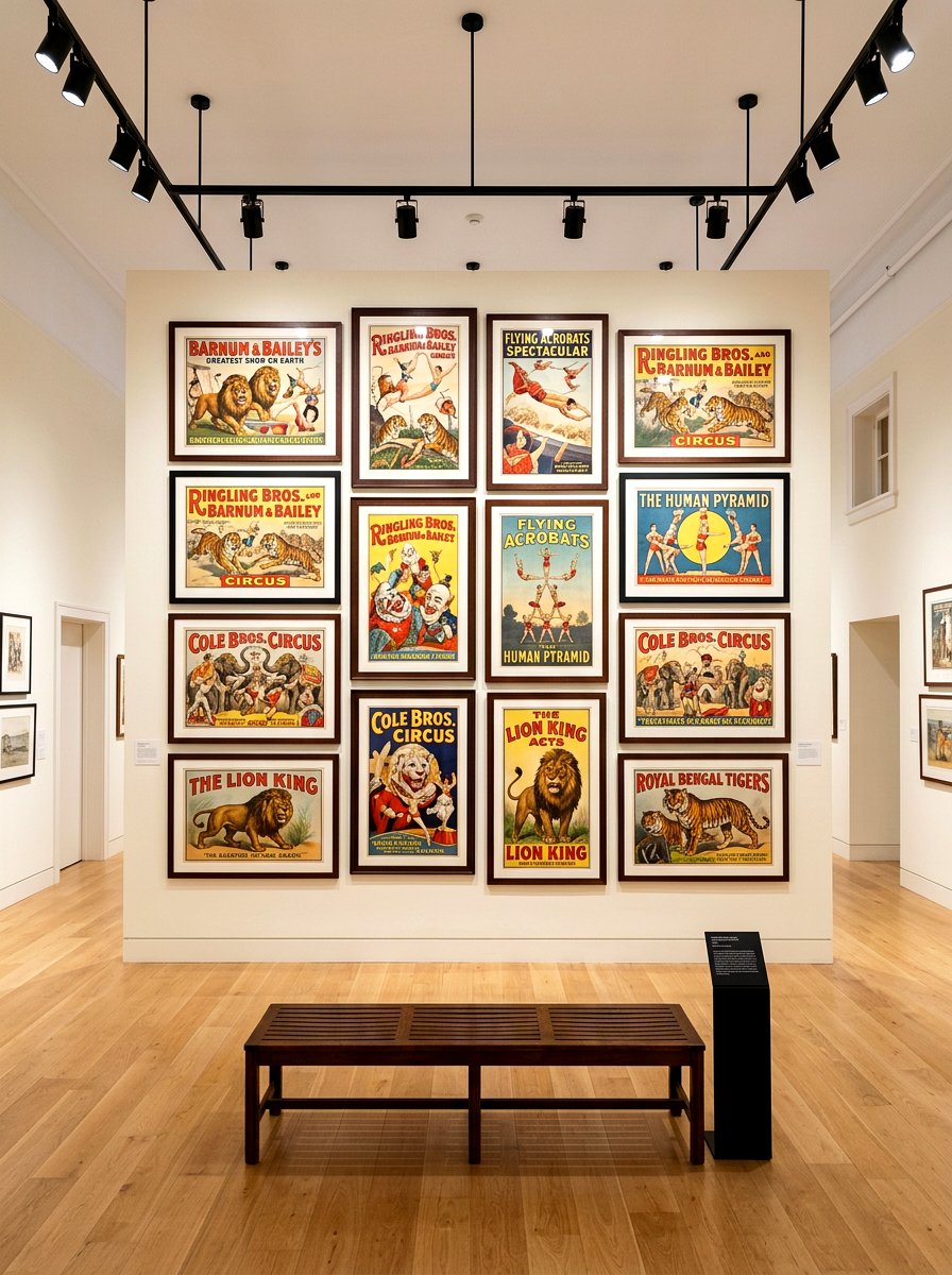 Vintage circus poster gallery - 30 vintage circus decor ideas