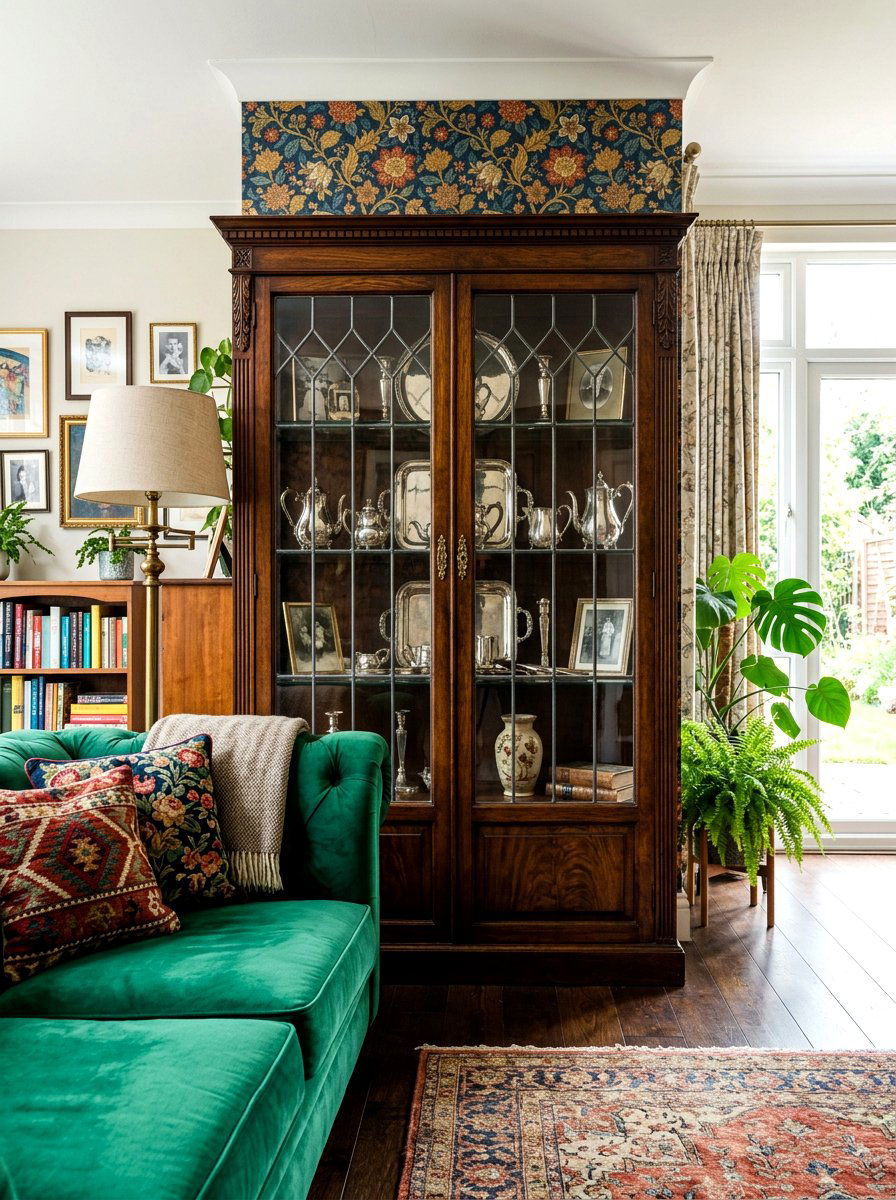 Vintage display cabinet - 30 collected china cabinet ideas