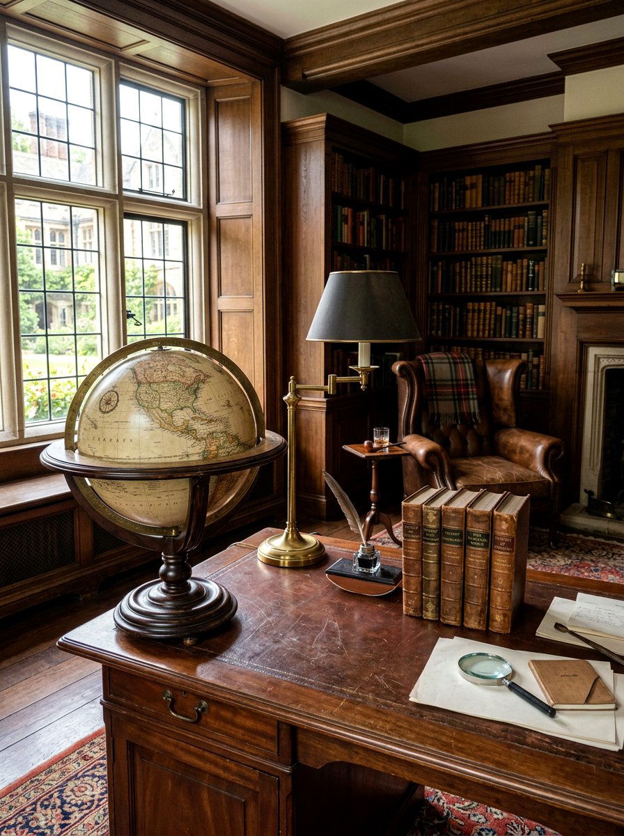 Vintage globe decor - 30 antique decor styling ideas