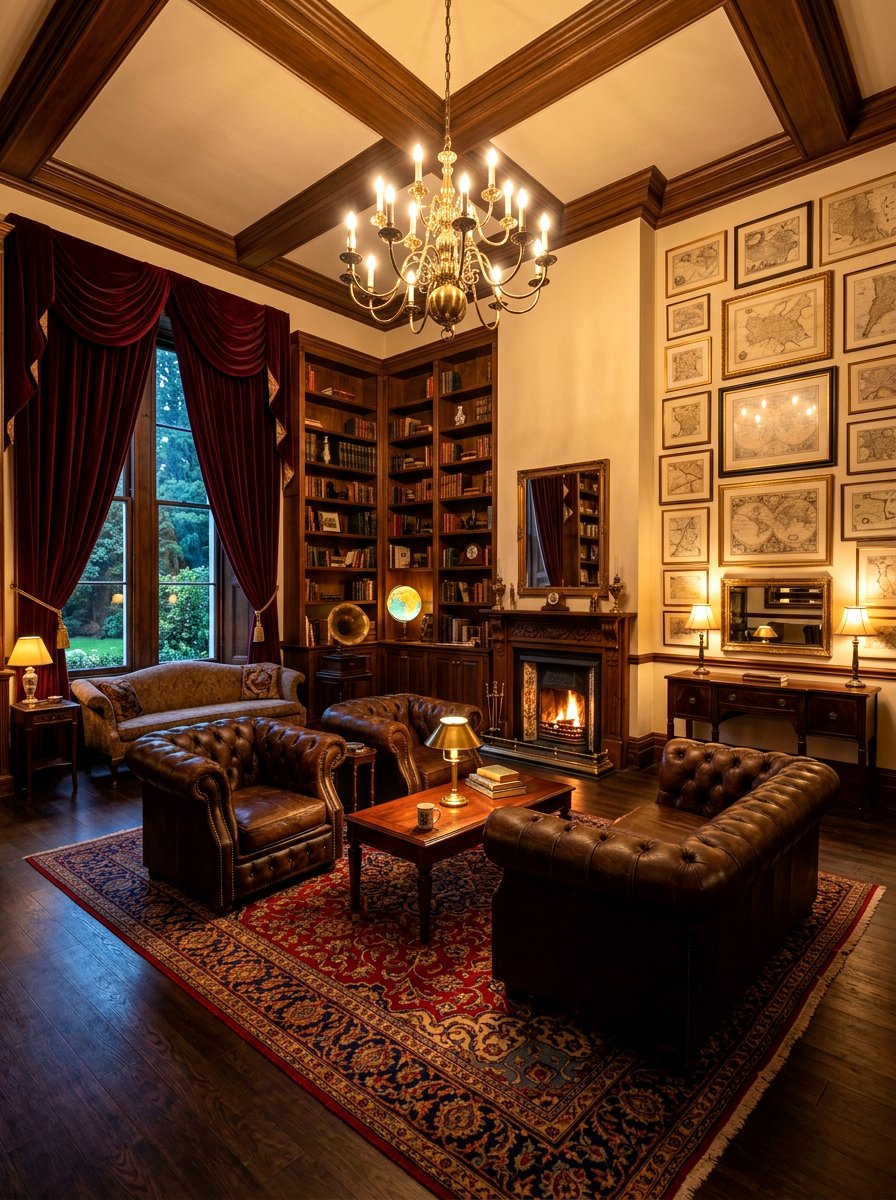 Vintage hotel lobby style - 30 hotel lobby living room ideas