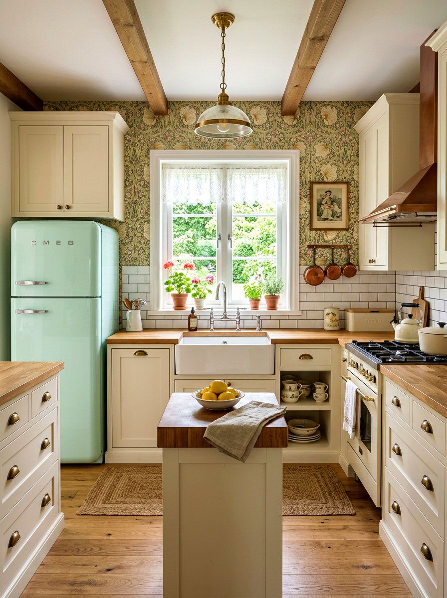Vintage kitchen mixed metals - 30 mixed metal kitchen ideas