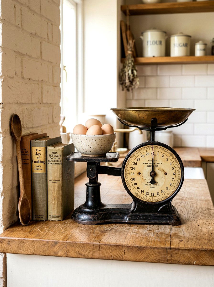 Vintage kitchen scales - 30 grandma core kitchen ideas
