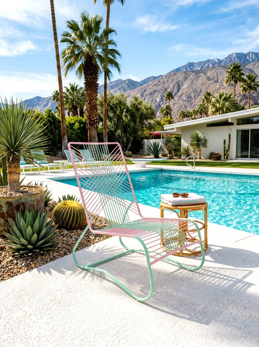 Vintage pool chair - 30 pool lounge chair ideas