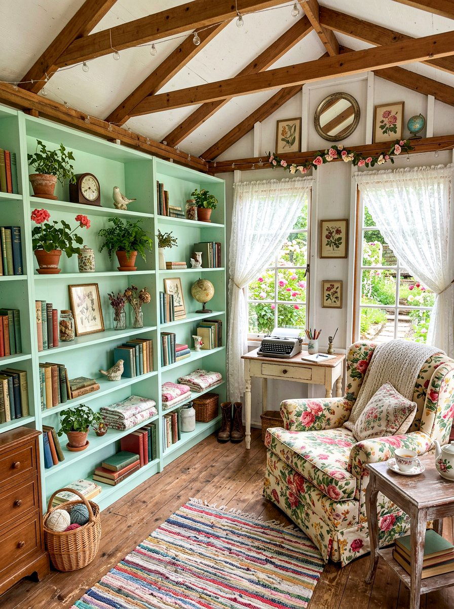 Vintage she shed 1 - 30 reading shed ideas